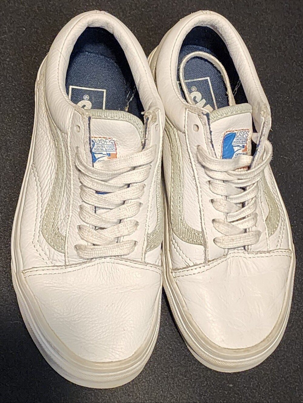 Vans x USPS Old Skool "Denim White" Sneakers | Men's 4.5 / Women's 6.0